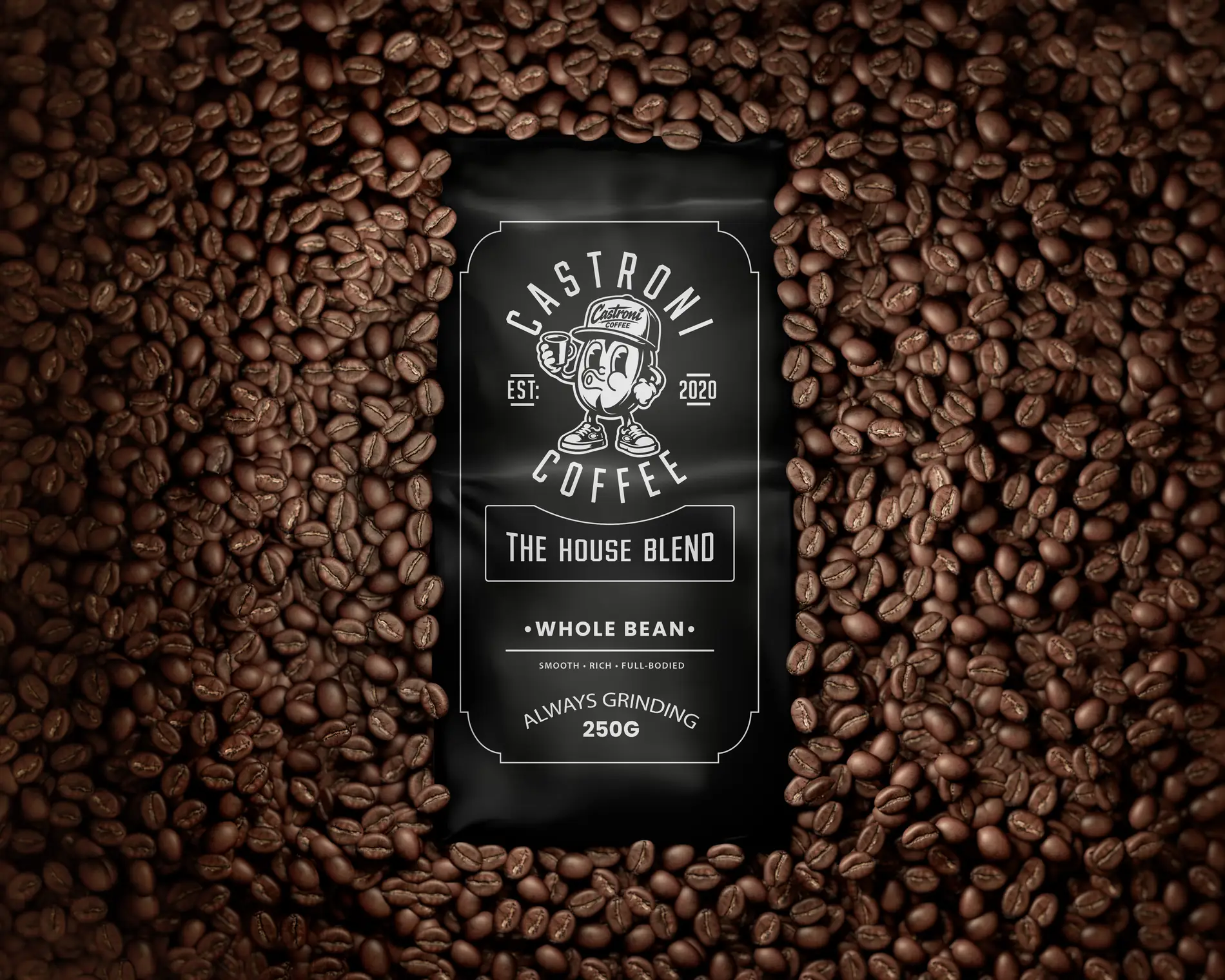 Castroni Coffee — A brand refresh, a full packaging range and a van you can spot from the ring road.