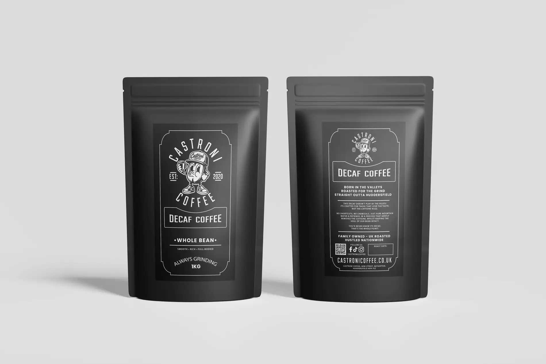 Castroni coffee packaging design supply Mindlabs Media huddersfield