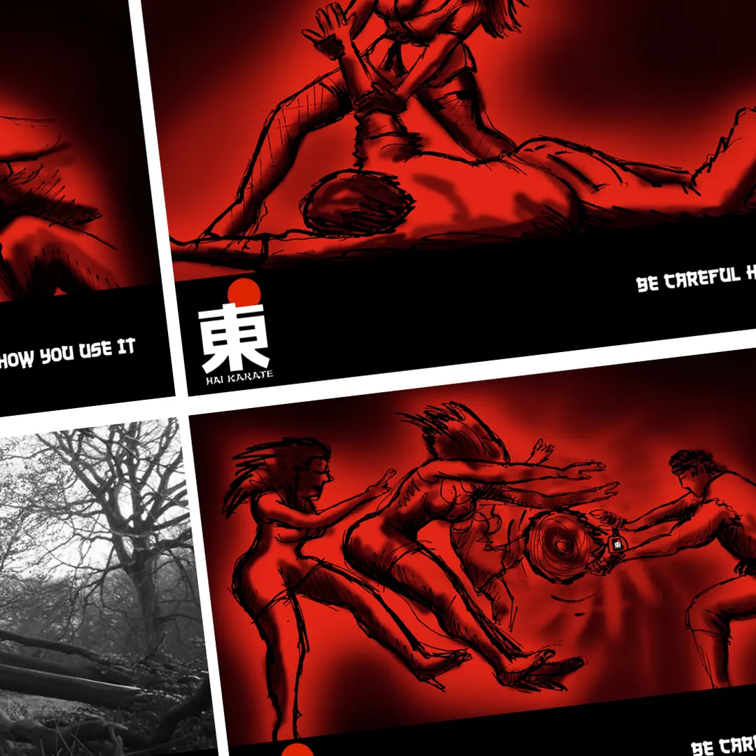Hai karate aftershave advertising campaign illustration Mindlabs Media