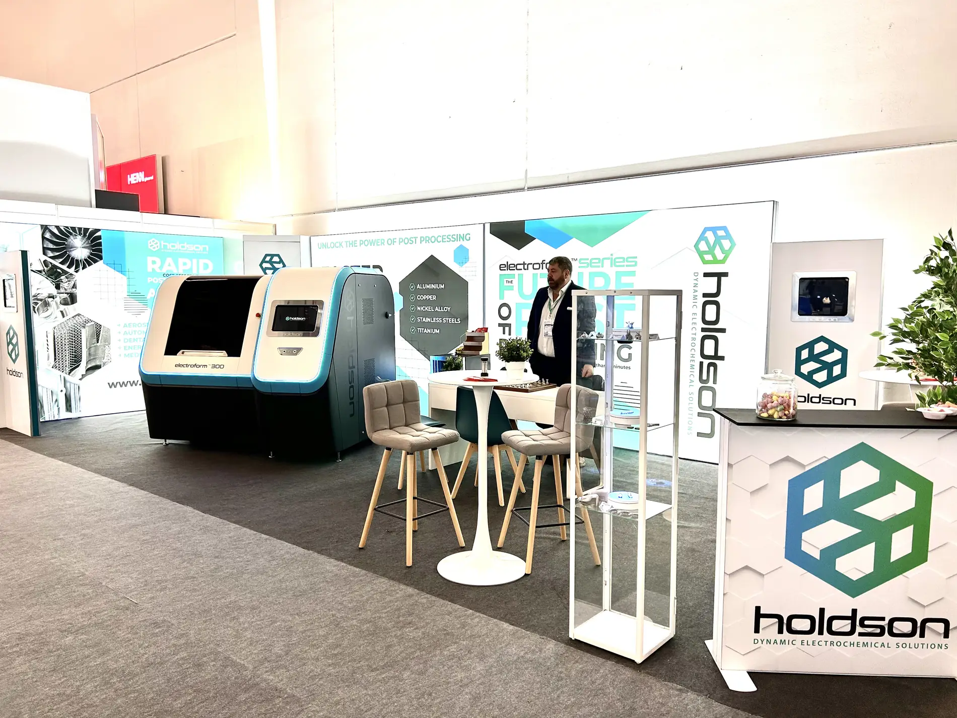 Holdson exhibition stand