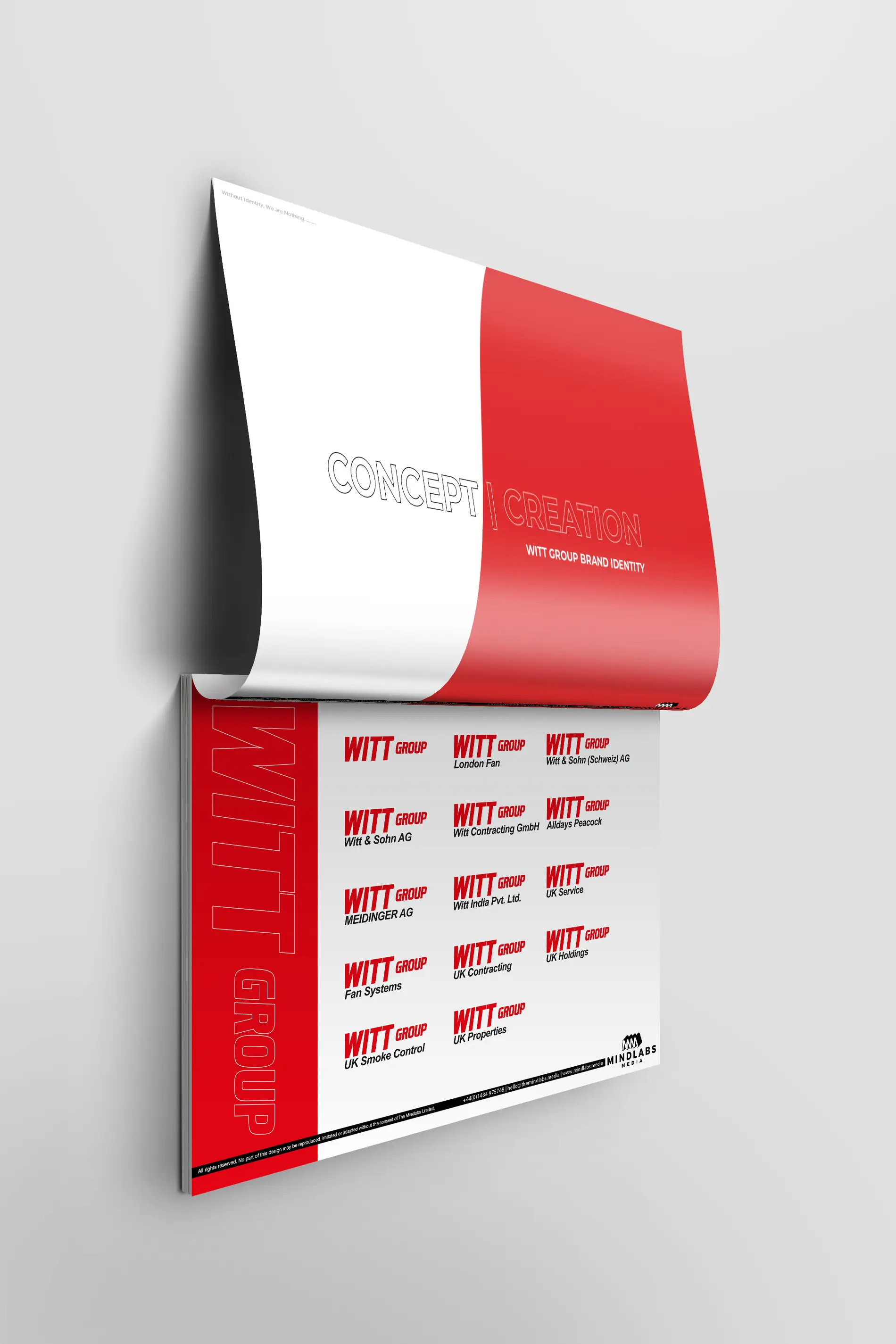 Witt group brand identity concept creation design Mindlabs Media